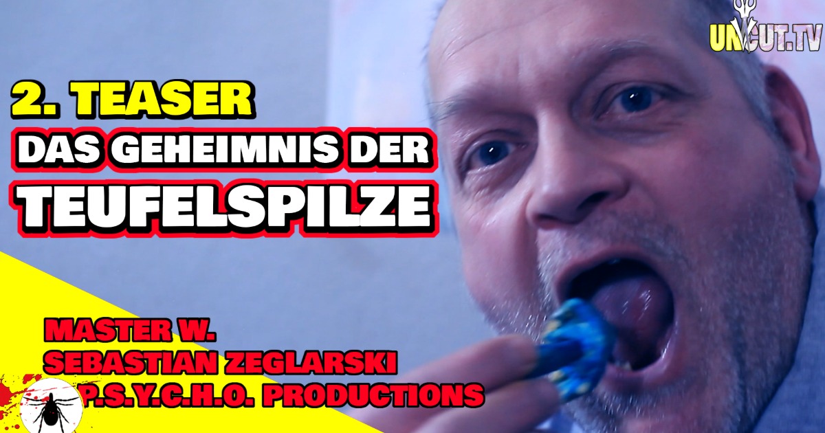 2. Teaser | DAS GEHEIMNIS DER TEUFELSPILZE | witziger + blutiger | Sebastian Zeglarski und Master W. (P.S.Y.C.H.O. Productions)