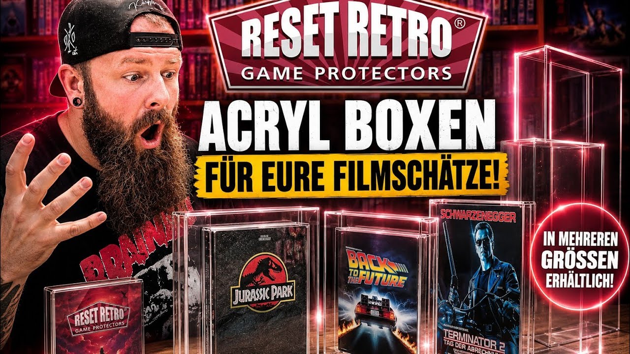 Acryl Boxen der ultimative Schutz für eure Filmschätze aus dem Hause Reset Retro!!!