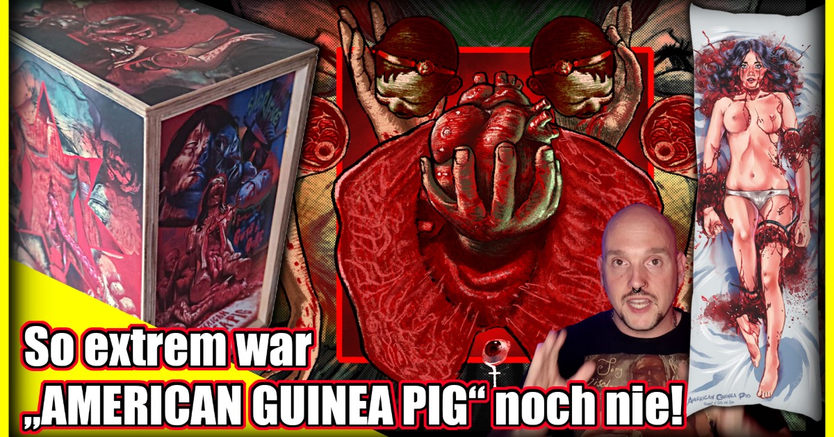 American Guinea Pig: Gore-Special (2025) | UncutTV Mediabook-Release mit Artworks & Specials
