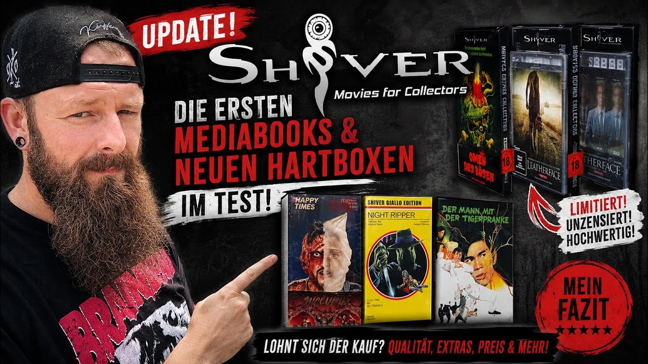 Die ersten Mediabook von SHIVER !!! Unboxing 😁