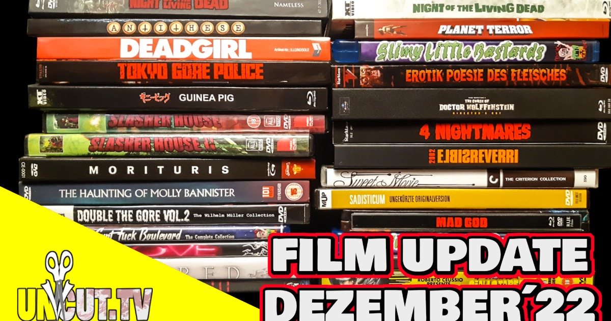 Film-Update DEZEMBER 2022 | Es ist wieder eskaliert! Splatter- Gore- Amateur- Horrorfilme, Mixtapes
