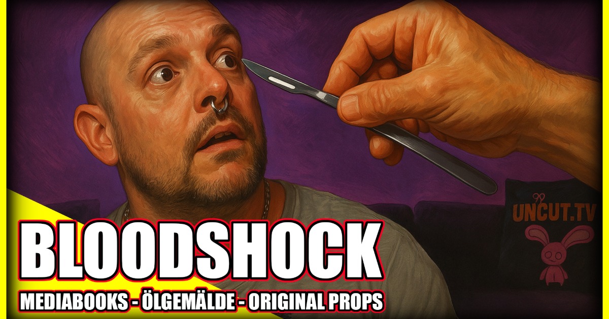 LIMITED Mediabook-Release: American Guinea Pig: Bloodshock – Original Props & Ölgemälde Edition!