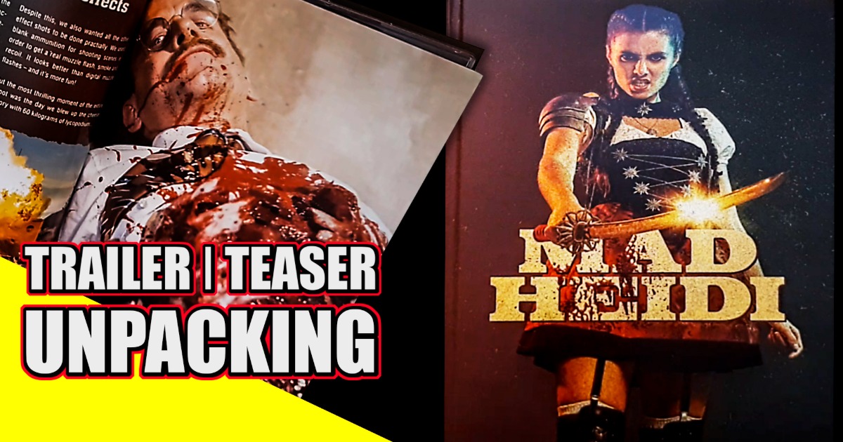 Mad Heidi Mediabook Unpacking ink. Trailer + Teaser | Splatter Komödie Action | Swissploitation Films
