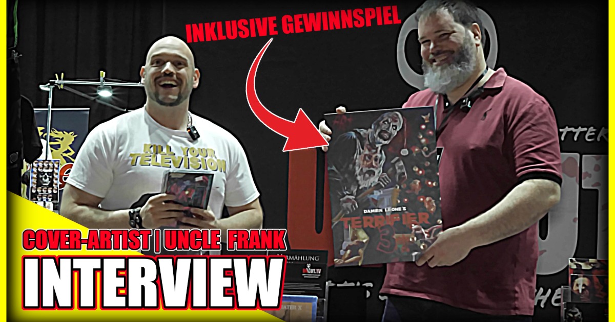 Uncle Frank | Cover Artist | Horror Mediabook, Terrifier 3 | UncutTV Interview | Horrorcon Germany