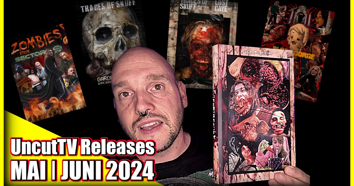 UncutTV Releases Mai, Juni 2024 | Slipcases, Hartboxen | Mediabook Cover-Artwork